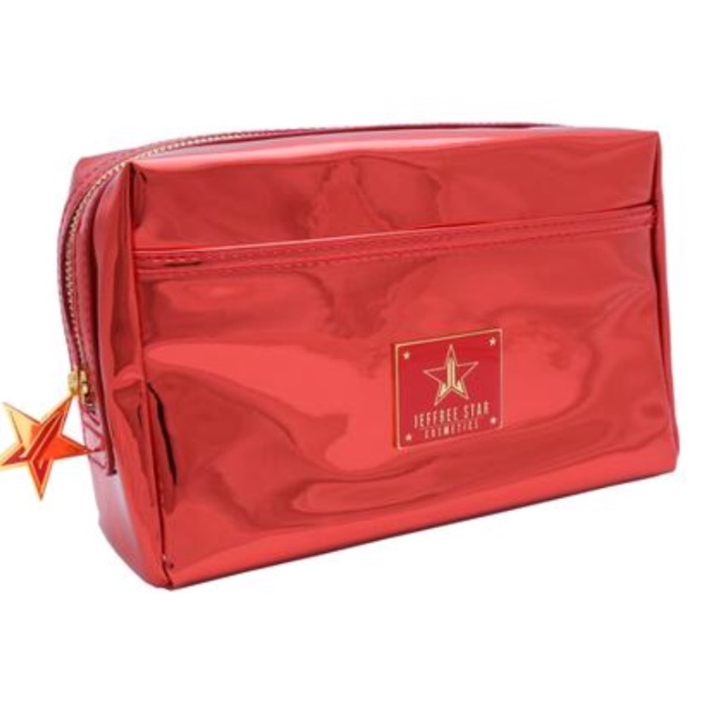 💟Jeffree Star Red Reflective Cosmetic Bag New💟 - Picture 1 of 1